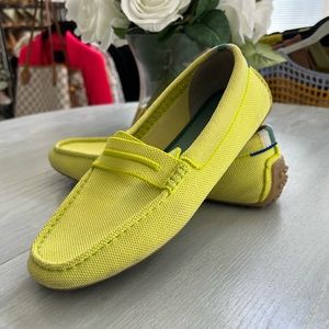 Rothy’s lime loafers
